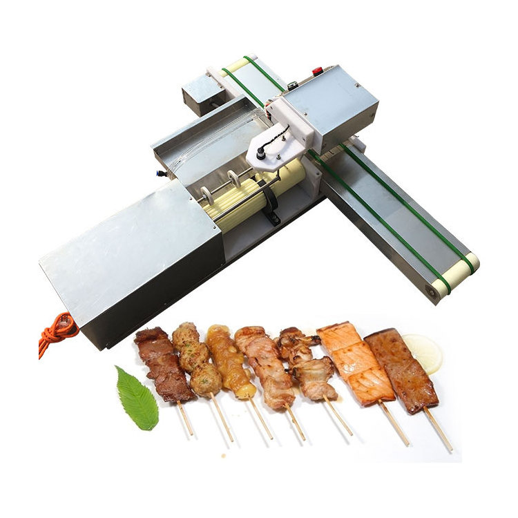 Automatic Souvlaki Skewer Machine / Doner Kebab Wear String Machine / Doner Kebab Making Machine