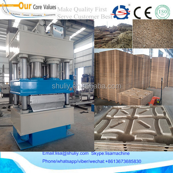 Euro compressed press sawdust wood pallet pressing hydraulic machine