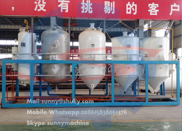 mini oil refinery for sale vegetable oil refinery equipment small scale palm oil refining machinery