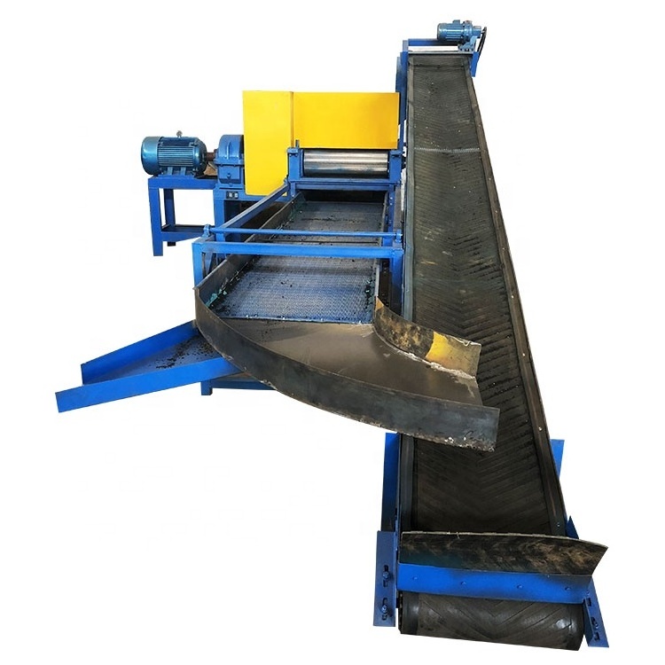 Full automatic waste tire shredding crushing rubber powder grinding machine