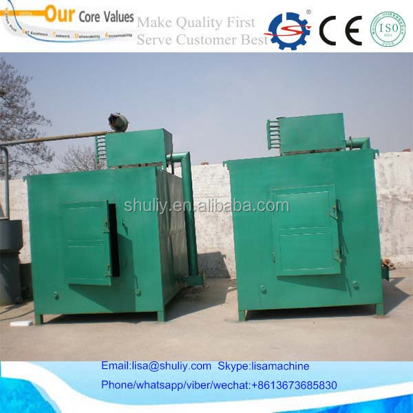 Environmental friendly biochar charcoal wood retort kiln for sale