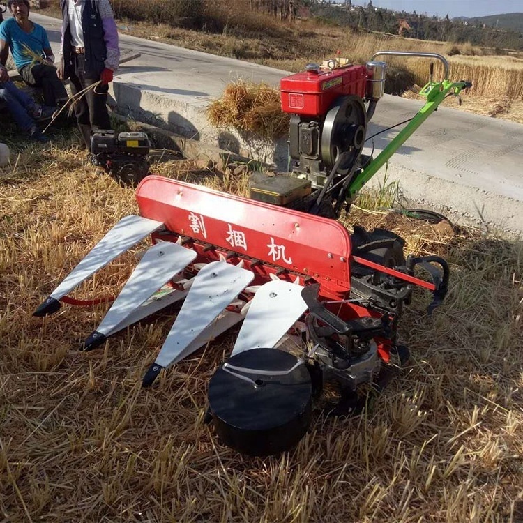 mini wheat paddy cutter combine harvester machine