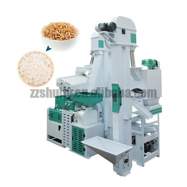 Combined Commercial Rice Milling Machine Complete Set Combined Rice Mill Machine For Sale South Korea