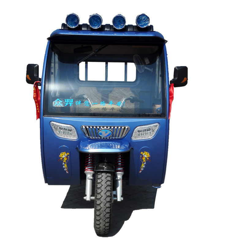 popular electric cargo tricycle enclosed driving style 60V voltage motor tricycle