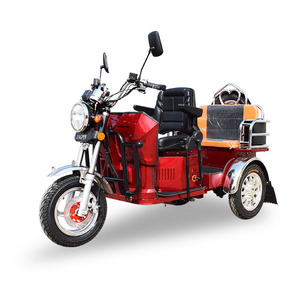 3 seats passenger motorized tricycle zongshen engine 125cc tricycle motorcycle  for elderly