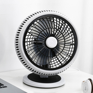 Small Table Electric Fan Household Leaf Fan Student Dormitory Mini Silent Vertical Fan