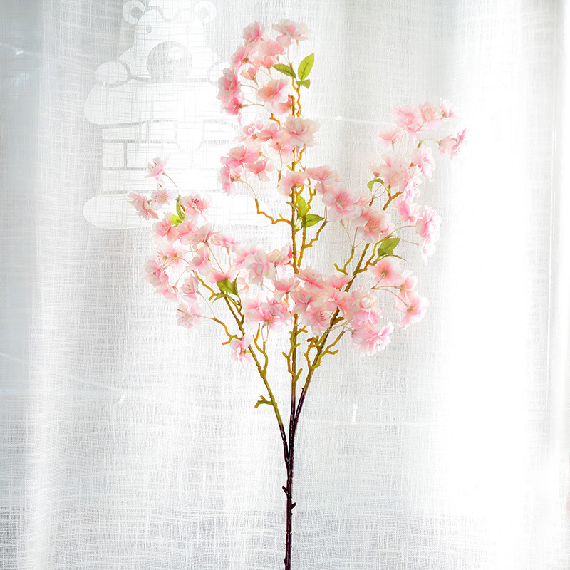 Hot sale new wedding essential interior decoration artificial cherry blossom wall hanging decoration