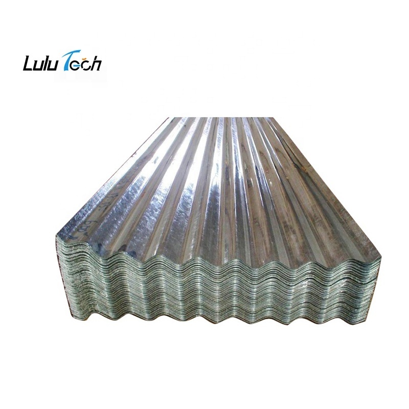 Hot Dipped GL Corrugated Galvalume Steel Roofing Sheet for Aluzinc Zinc Aluminum Coated Iron Panel Greenhouse Building Material