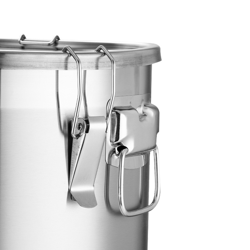 Stainless Steel Straight Sealed Barrel Stock Pot for Hotel Supplies Restaurant Supplies Milk bucket SS304