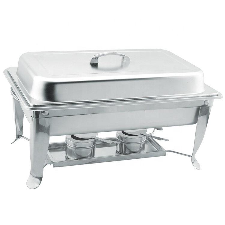 Factory Price Hotel Catering Supplies 9L Stainless Steel Chafing Dish Buffet Food Warmers chafing dish buffet set for sale