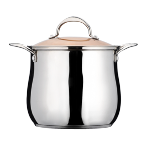 24cm large large commercial cooking pots stainless steel stock pots  with glass lid