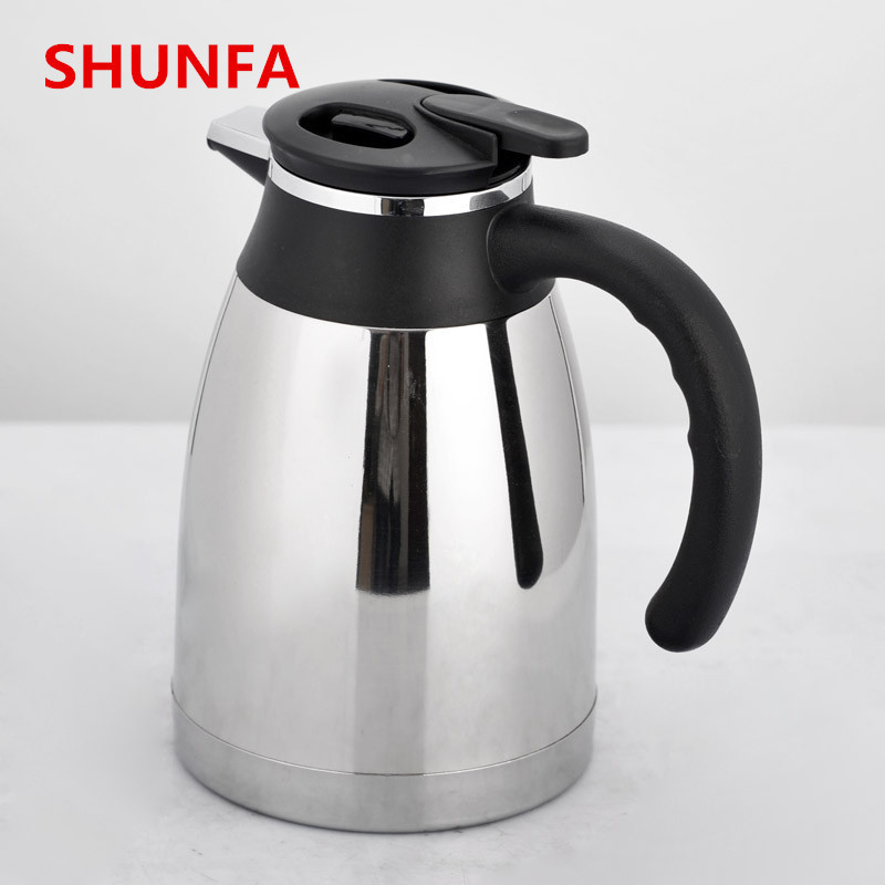 Double Wall Stainless Steel Insulated Vacuum thermos Stainless Steel Coffee Tea Pot