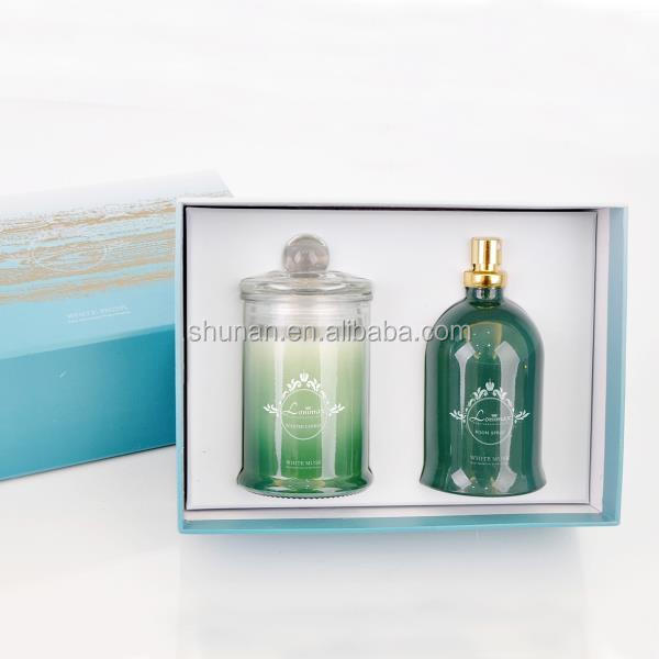 Air Freshener Home fragrance Aroma room spray and Scented candle set SA-2271