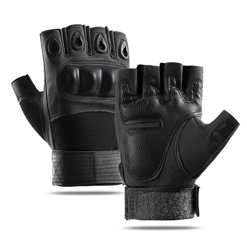 Motorcycle Factory Direct Driving Cowhide Leather Cow Split Outdoor Cycling Work Gloves