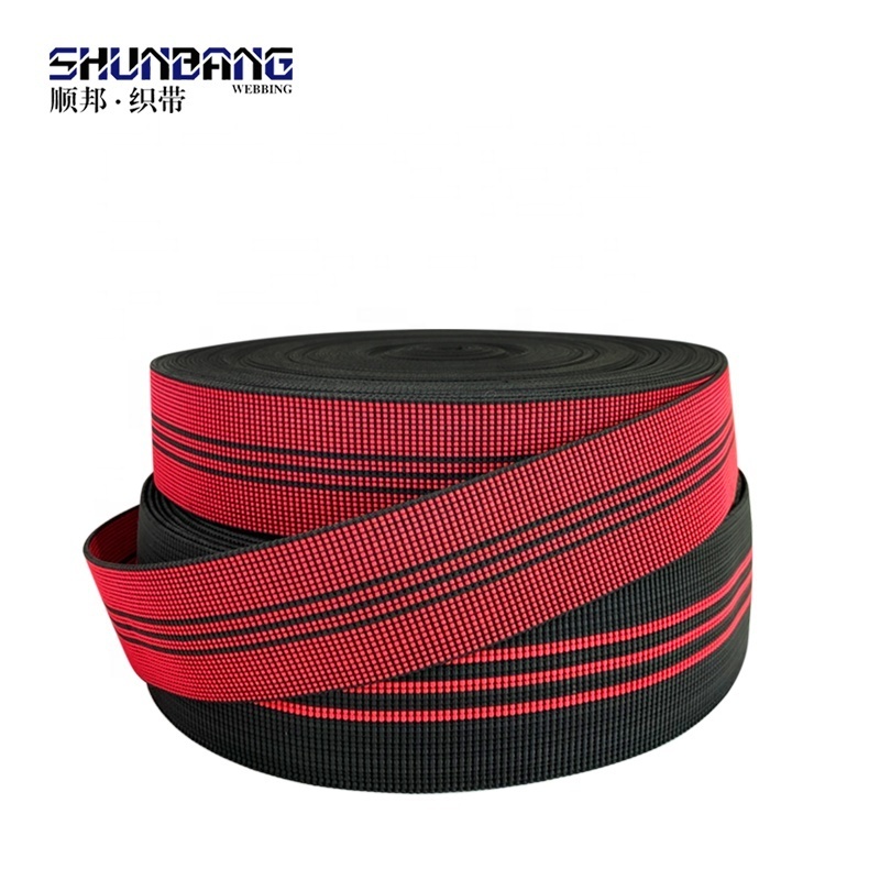 With cheap price elastic straps for sofa webbing producing by factory