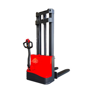 SHUNCHA CDD-15G TOP SELL Full Electric Pallet Stacker 1600mm Lift Height Walking Forklift Electric Stacker