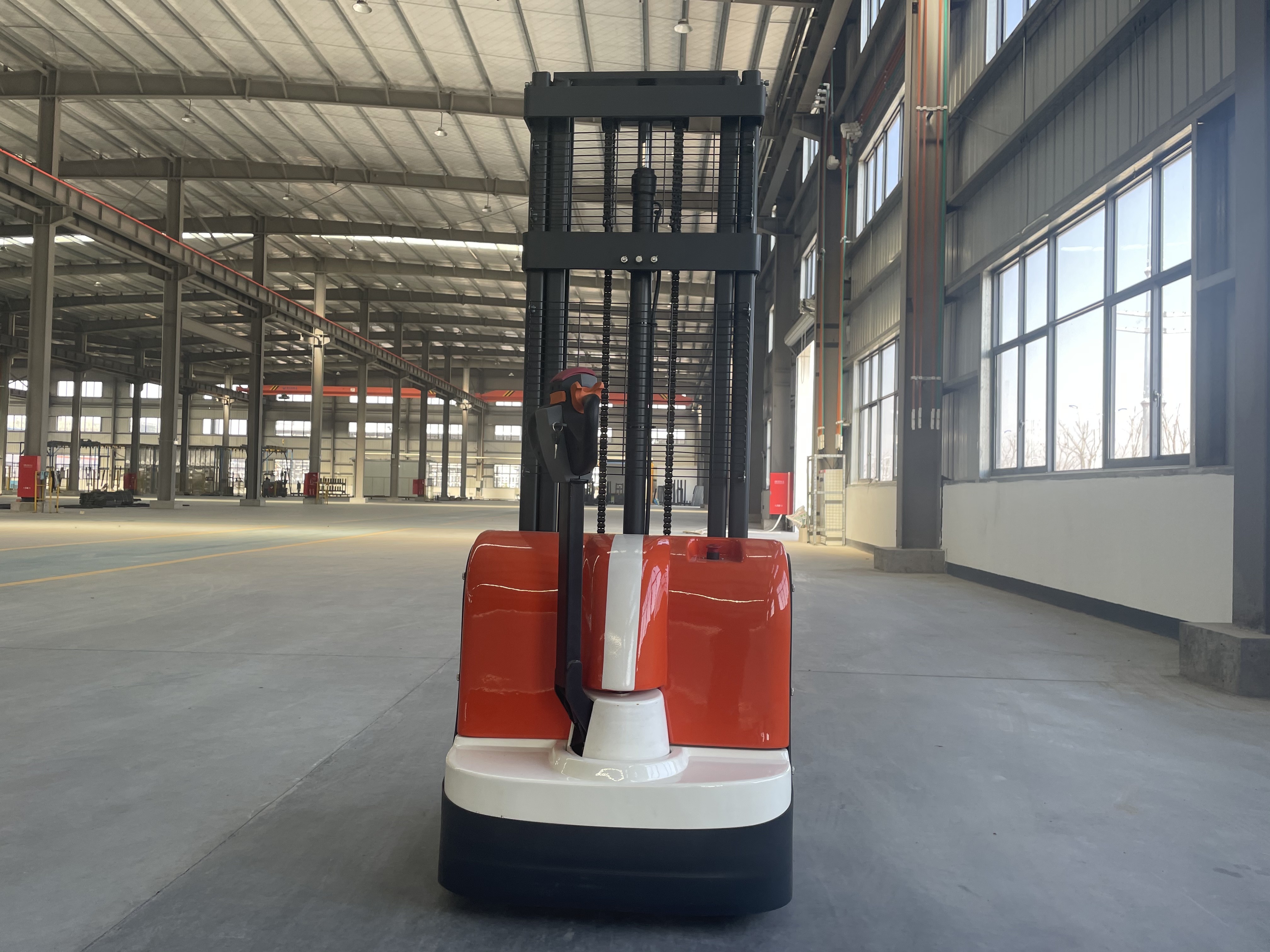 SHUNCHA CDD-15M 1.2ton 1.5ton full electric pallet stacker 1.6m-3.5m lifting walking type electric stacking truck forklift