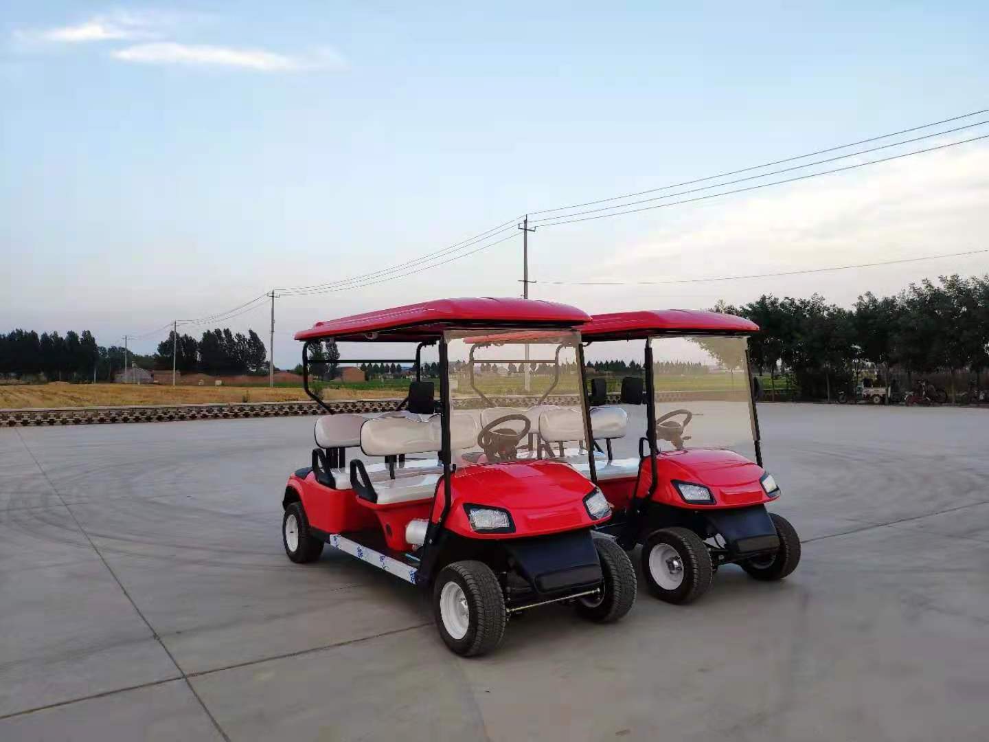 ShunCha 36V 3.5KW Battery 4 Passengers Factory Supply Electric Club Buggy Golf Cart Car