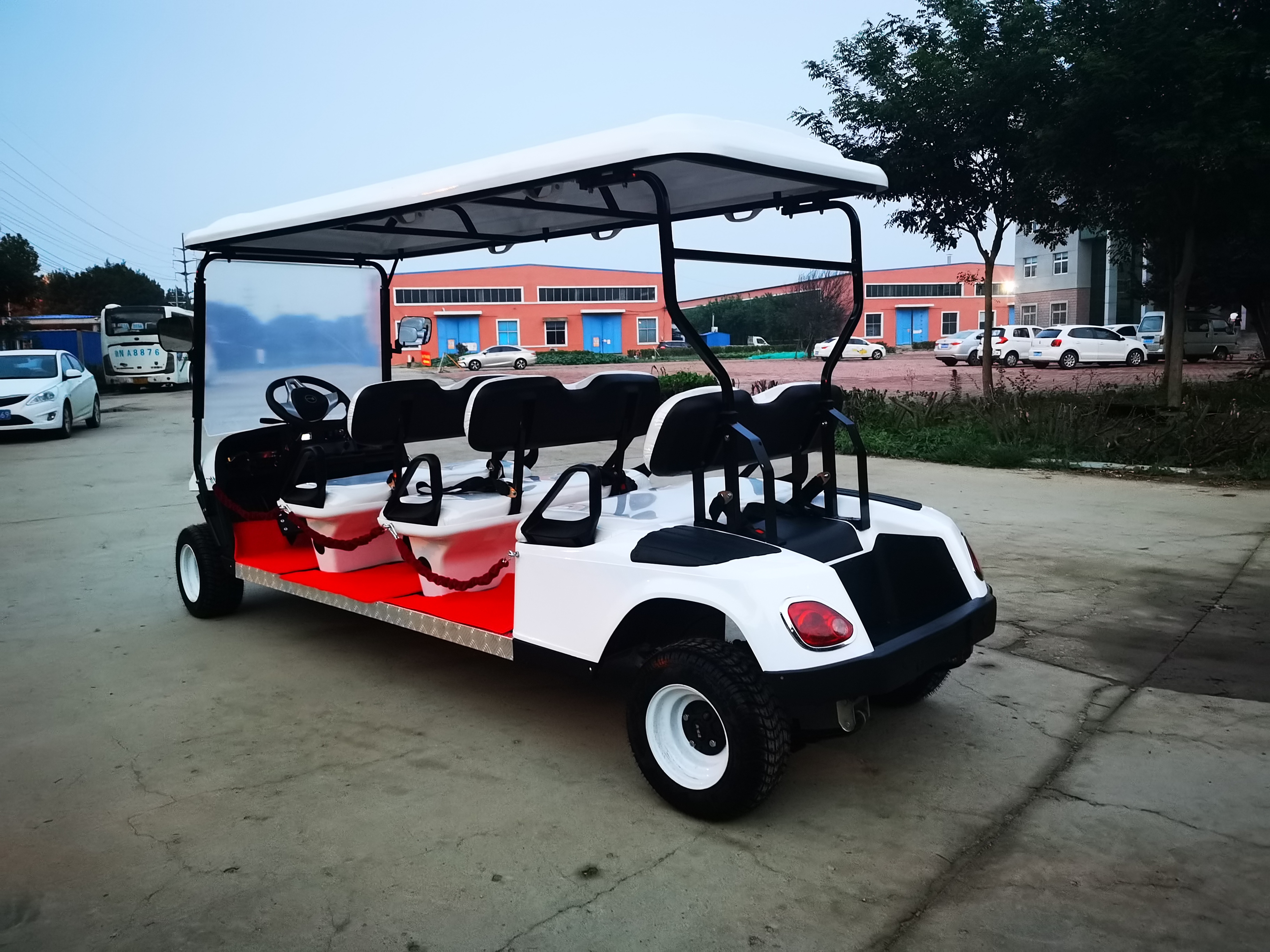 ShunCha 6 Seater 4 Wheel Drive 3.5KW Motor Good Quality Cheap Price Mini Street Legal Golf Carts