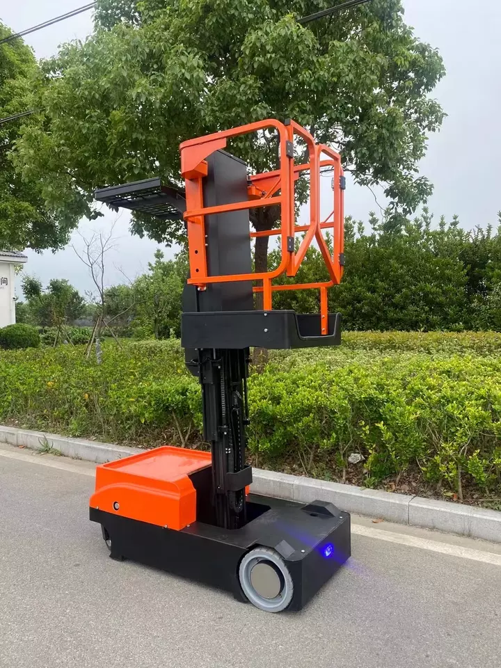 SHUNCHA Electric Material Vertical Order Picker With Height of platform 4000mm