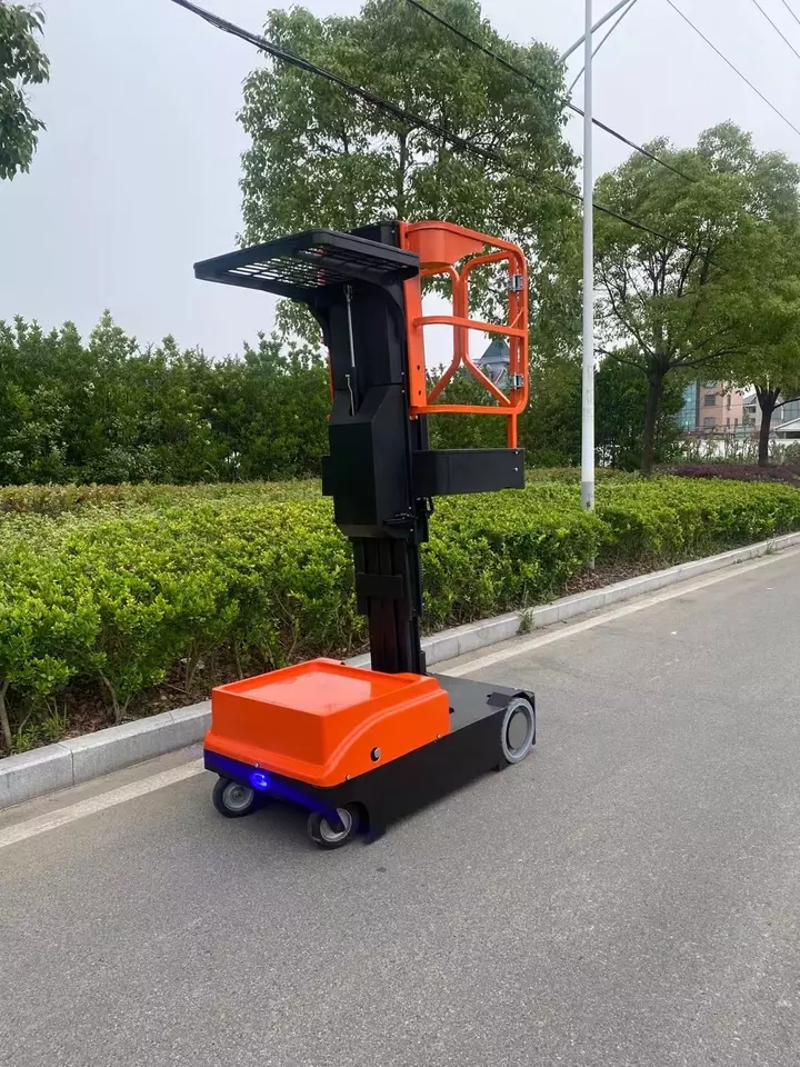 SHUNCHA Electric Material Vertical Order Picker With Height of platform 4000mm