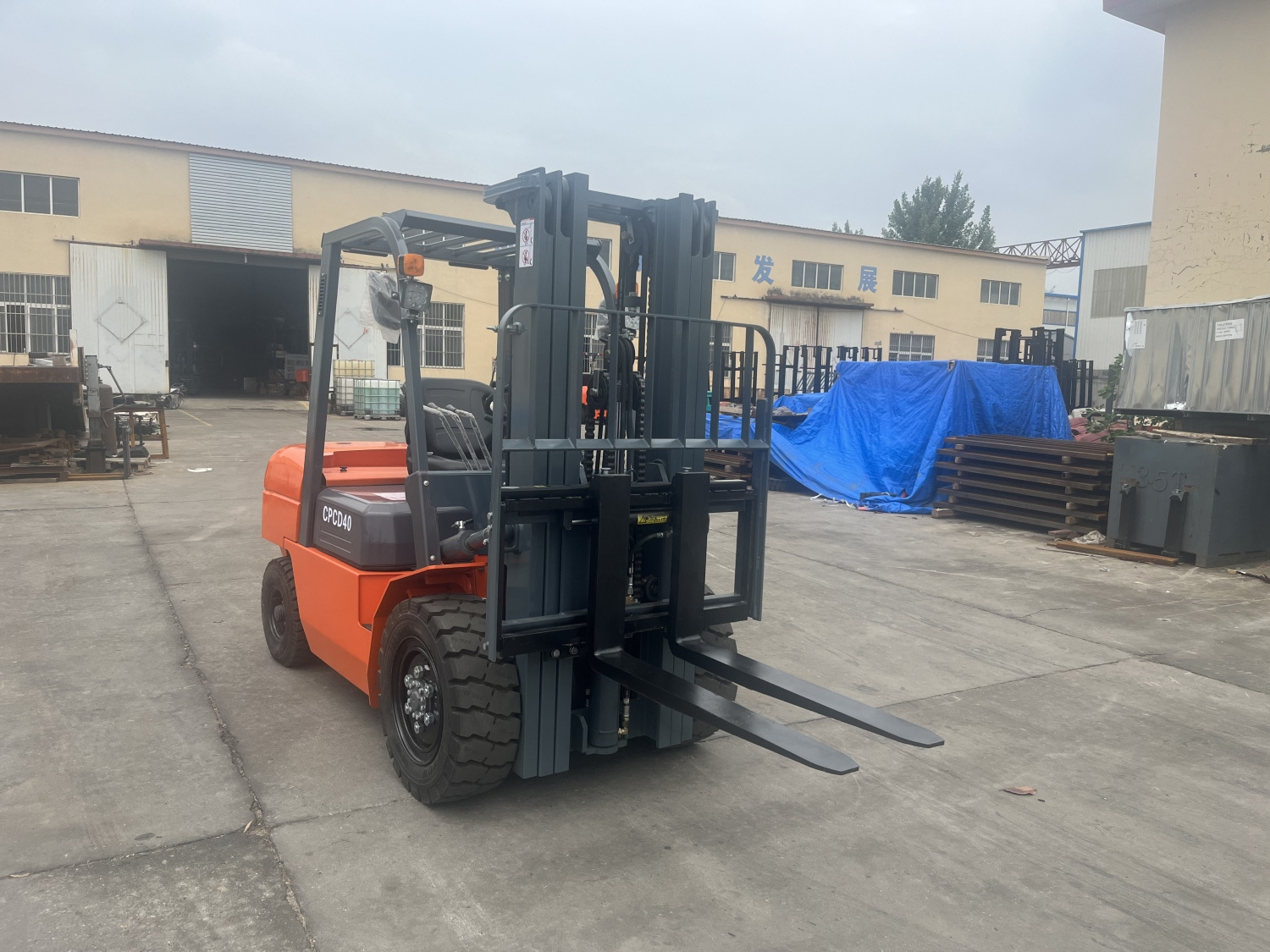 SHUNCHA Heli New forklift 1 ton 2 ton 2.5 ton 3 ton 5 ton 6 ton diesel forklift CPCD50 lifting  height 3m 4m 5m