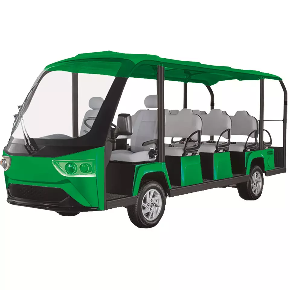 ShunCha cheap 14 Seaters 72V 5KW AC System 4 Wheel Drive Electric Car Club Golf Cart Tourist Bus