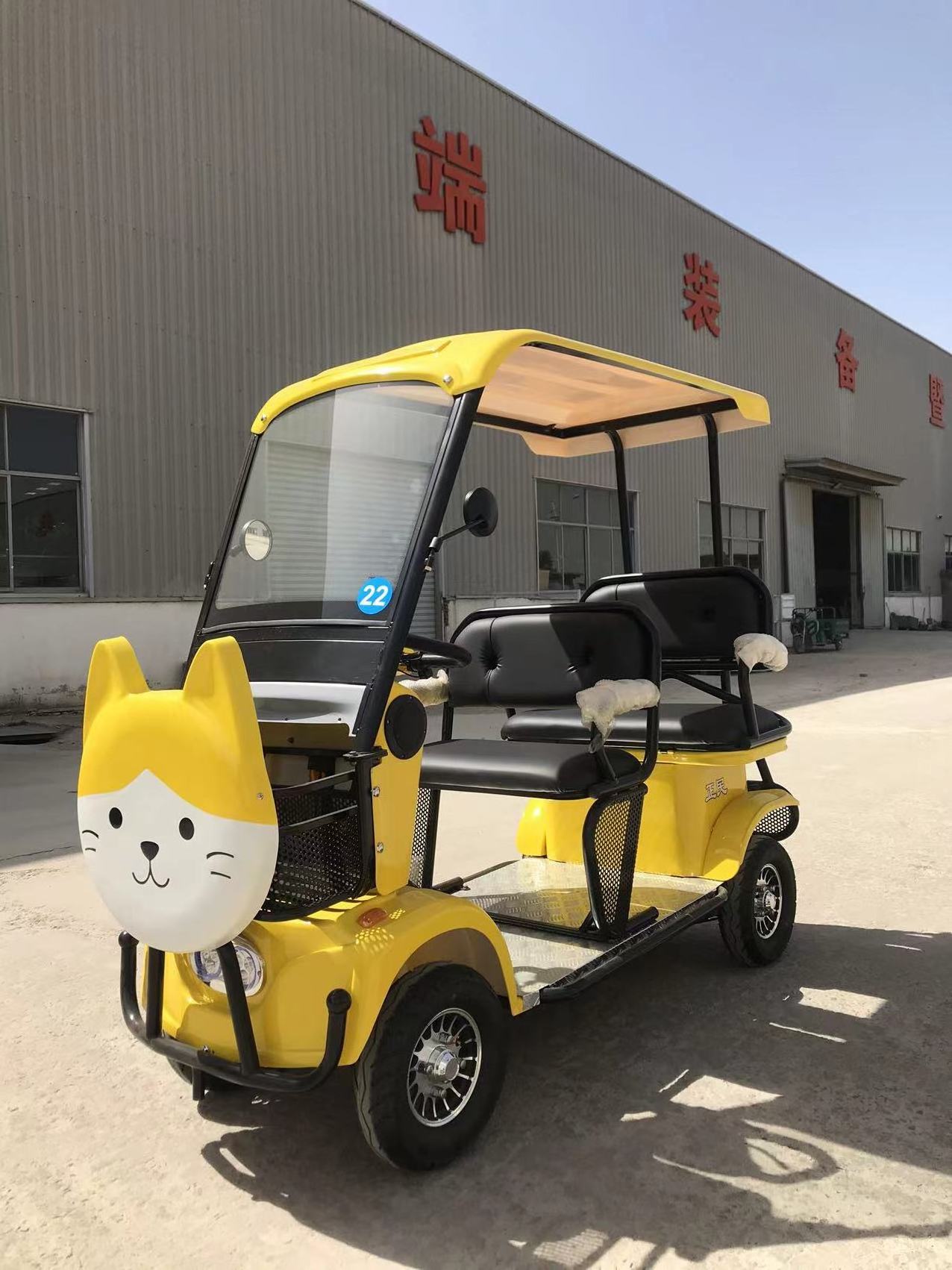 Shuncha 4 seaters electric golf cart with 2+2 rear seats Cheap Used Golf Carts