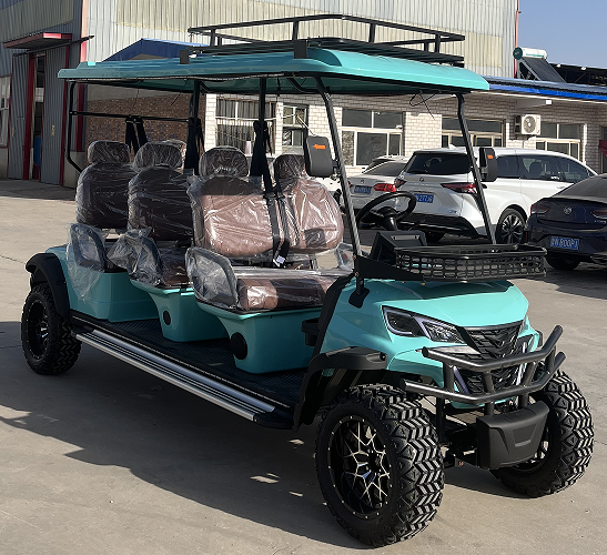 SHUNCHA new design mini customized 72V lithium battery electric 6 person 6 seater golf carts on sale