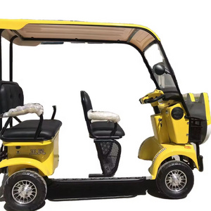 Shuncha 4 seaters electric golf cart with 2+2 rear seats Cheap Used Golf Carts