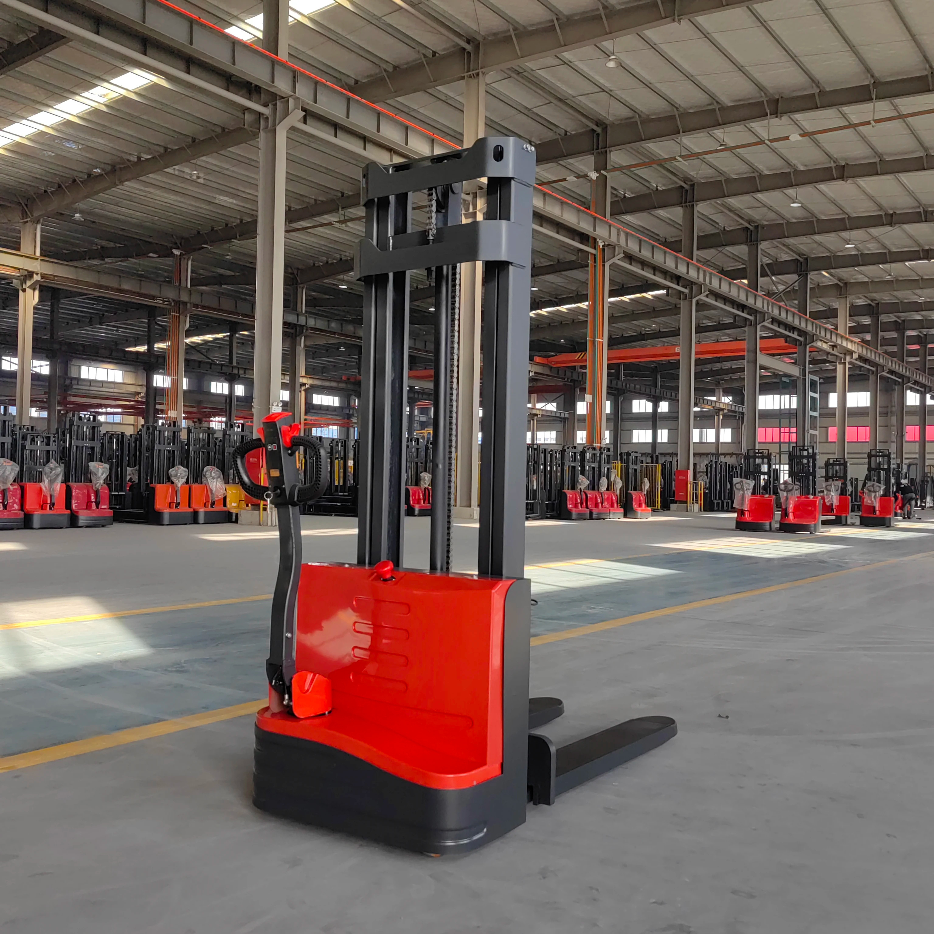 SHUNCHA CDD-15G Full Electric Pallet Stacker Lift Height forklift electric stacker 1200kg 1500kg 1600mm 3000mm 3500mm HOT SALE