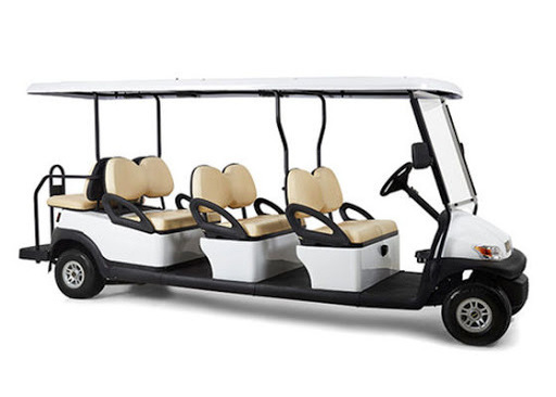 ShunCha 8 seats 6+2 Seaters  72V 4KW Chaowei Batteries Operated Electric Club Car Golf Cart