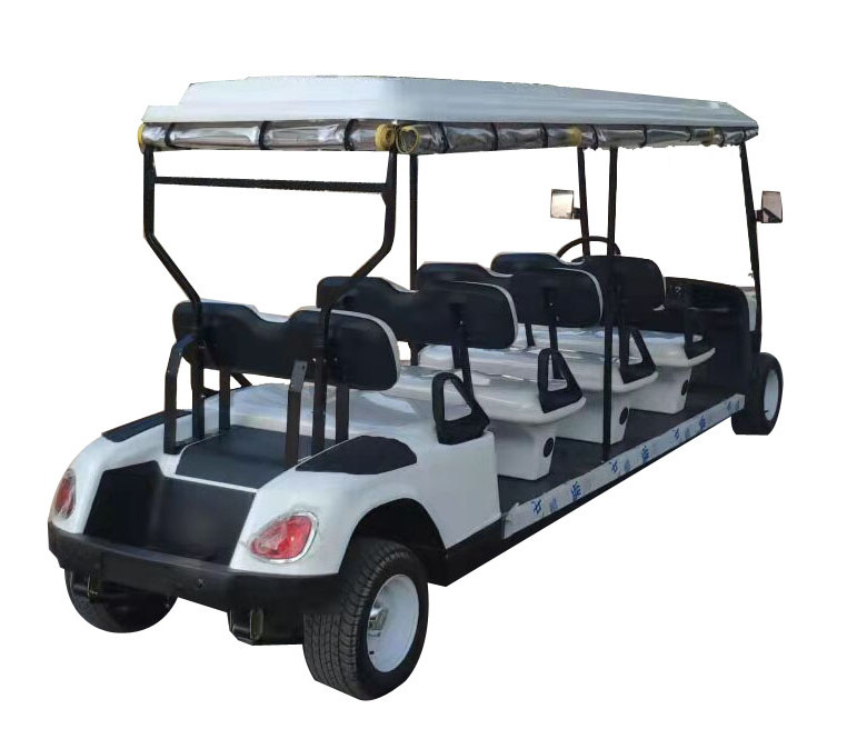 ShunCha Factory Low Price High Quality 8 Seater 72V 4KW Chaowei Batteries Operated Electric Club Car Golf Cart