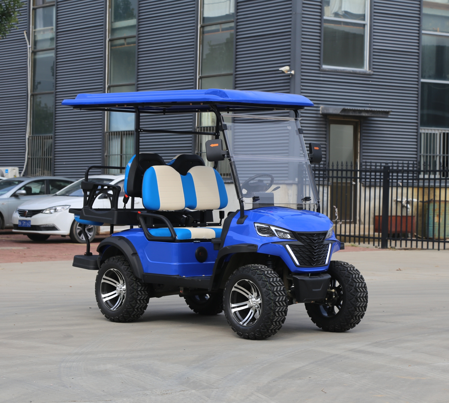 SHUNCHA cheap 4 seater 6 seater 72V lithium battery 5KW 7.5KW AC motor golf cart for sale