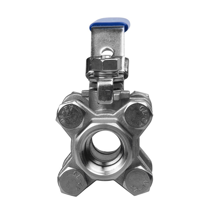 heavy duty 3pc stainless steel ball valve 1/4