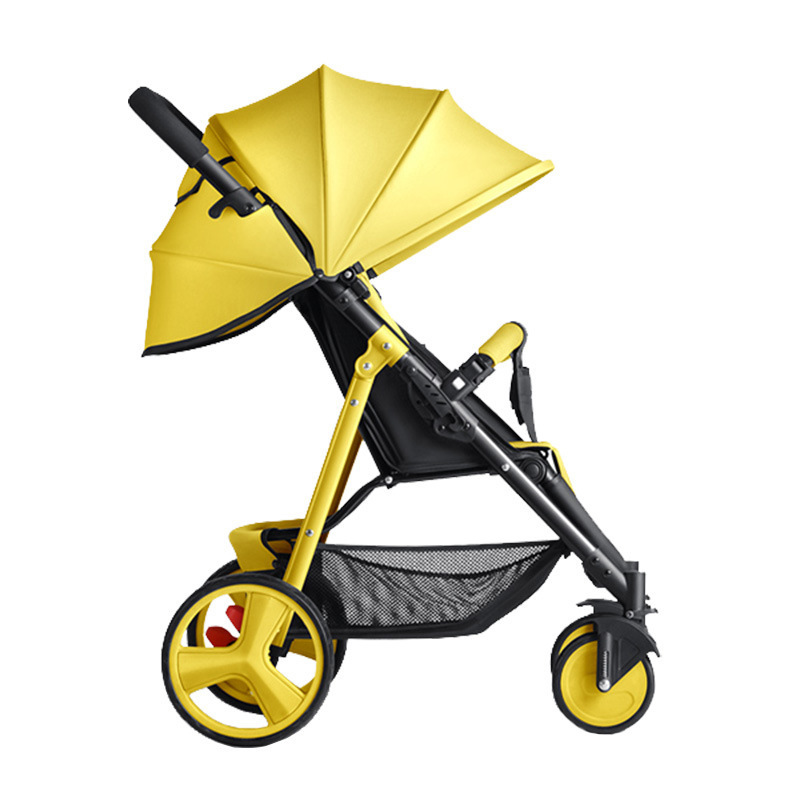 Infant Toddler Aluminum Baby Umbrella Stroller Carriage Lightweight With Height Adjustable Reversible Seat Frame