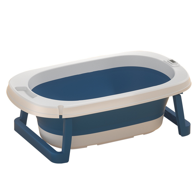 Low Price Baby Supplier Children Kids collapsible Foldable Bathtub, New Born Baby Plastic Portable Folding Bath tub