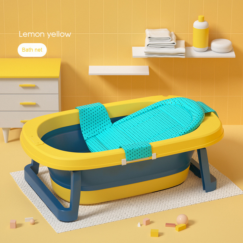 Low Price Baby Supplier Children Kids collapsible Foldable Bathtub, New Born Baby Plastic Portable Folding Bath tub