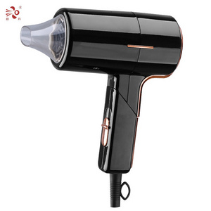 Household Foldable DC Hair Dryer with Hanging Loop and Rotating Handle 180 degrees