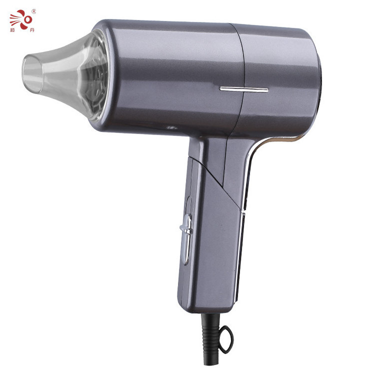 Household Foldable DC Hair Dryer with Hanging Loop and Rotating Handle 180 degrees