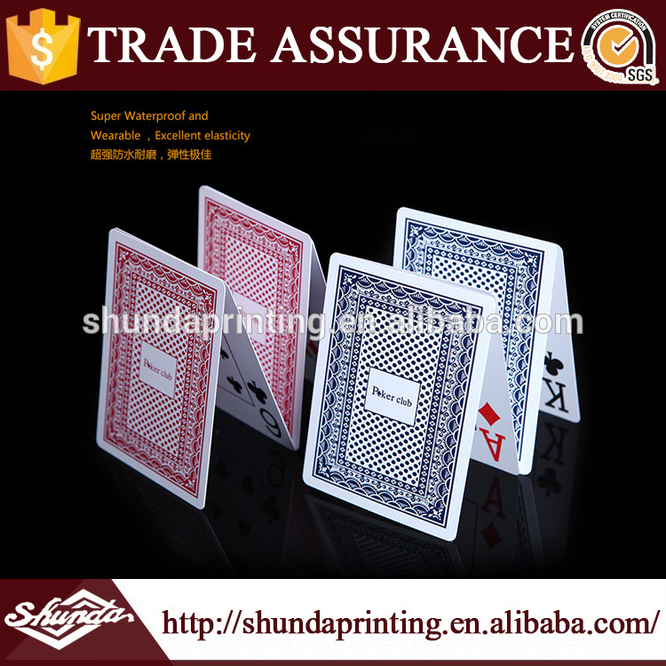 Custom Printing SHUNDA Cardboard Poker Paper Playing Cards Plastic Playing Card Poker High Quality 4 Colors and All Colors