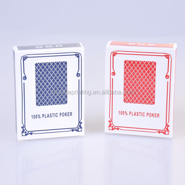 Paper Box Cheating Playing Card Device Poker Chips High Quality 888 Plastic Game Printing 63*88mm Poker Plastico Normal 1000PCS