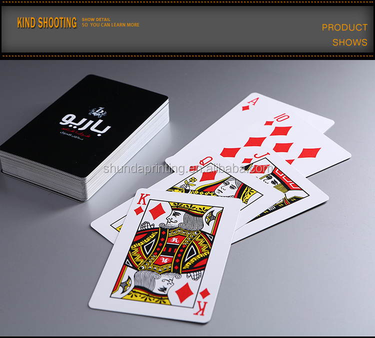 SHUNDA Manufacturer Directly Supply Kem Playing Cards Card Game Custom Poker Cards Plastic Normal Manufacturer in China