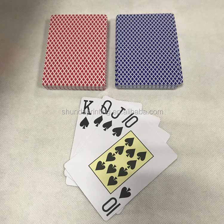 Custom High Quality Casino  Playing Cards Club poker playing card