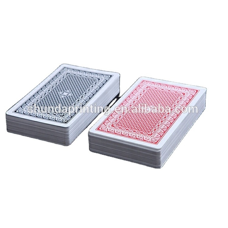 Custom High Quality Poker Cards Playing Cards Paper Box 100% Plastic , Plastic PVC Standard Size or Custom Size 0.19-0.34mm