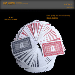 Casino Poker Cards Poker Club 100% Waterproof plastic pvc card