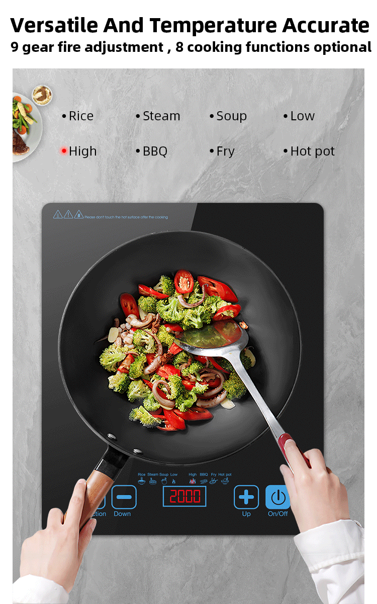 induction cooktop electric ceramic stove