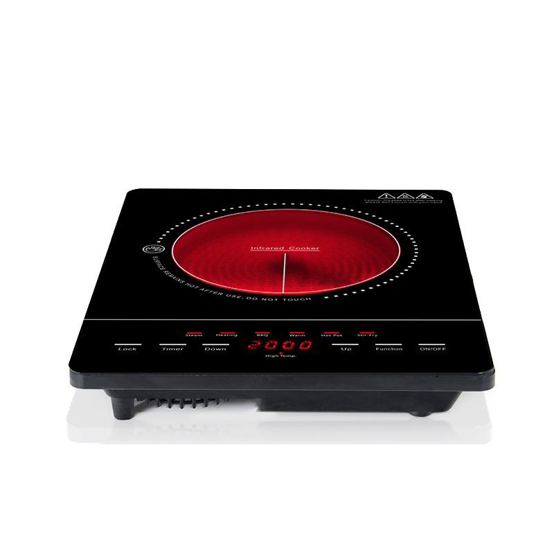 hot sales electric cooktop for home portable electric stove 2000W built-in ceramic  induction cooker.