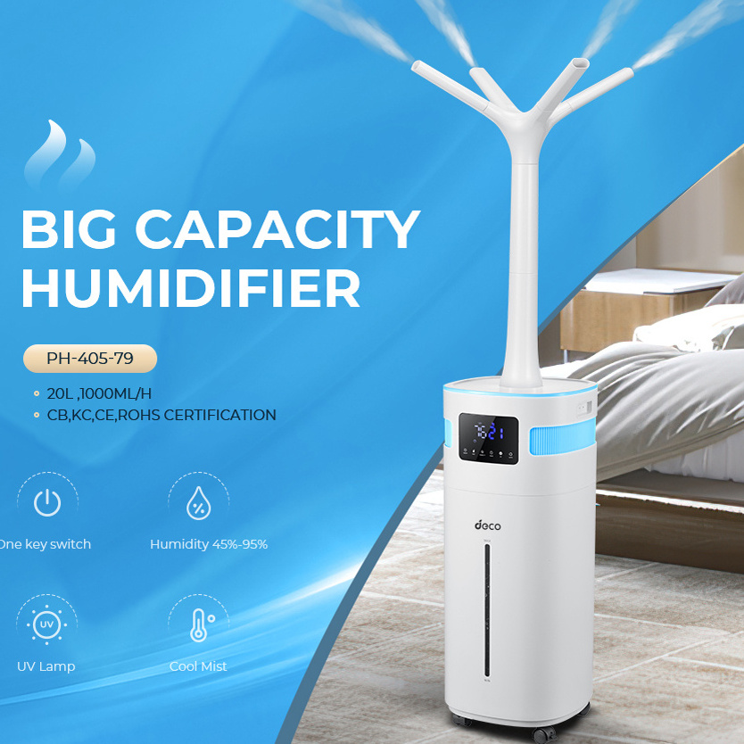 Smart Home  & Commercial large humidifier room wifi cool mist 20L ultrasonic air humidifiers