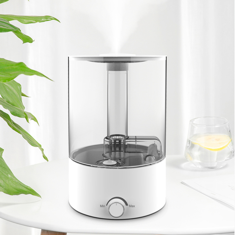 Large Capacity  4L Kids Humidifier Cool Mist  Timer Setting Small Ultrasonic Greenhouse Humidifier